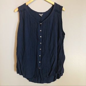 Eddie Bauer button up tank top